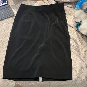 Black a line skirt size 10